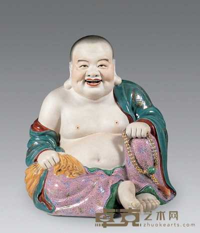 弥勒佛像 高34cm